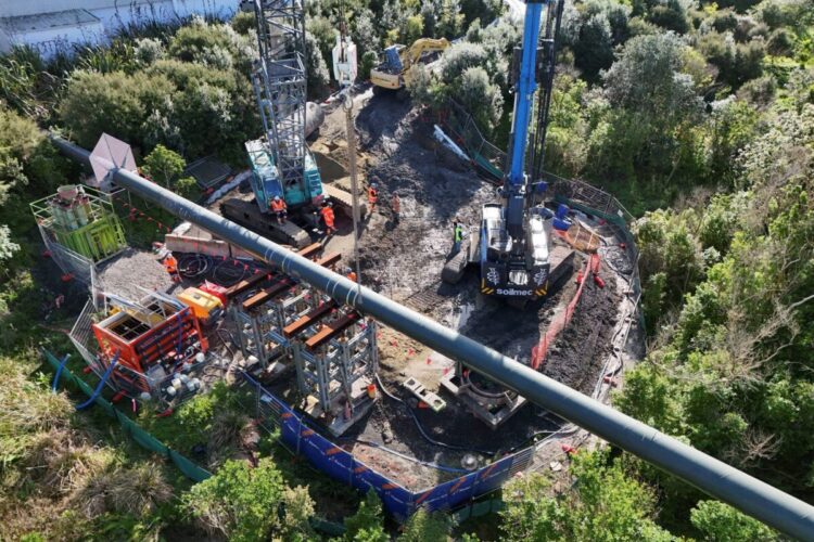 Watercare is carrying out a $1.5 million project in Murrays Bay to permanently repair damage caused to the local wastewater network caused by the Auckland Anniversary Floods. Image: Watercare