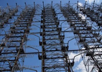 Over the horizon radar system in Chernobyl.