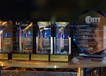A range of trophies presented at No-Dig Down Under.