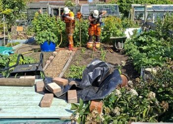 Workers from the MRA in North Tyneside.